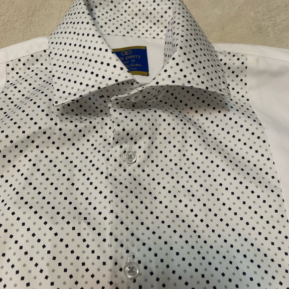 Alfa Perry boy button down t shirt new - Picture 3 of 8